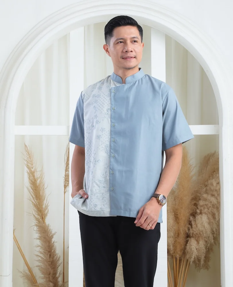 Ranaya Teal White - Man