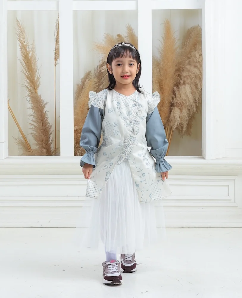 Ranaya Teal White - Girls